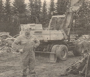 Toisen polven romuyrittäjä Jari Kuosmanen on toiminut alalla 20 vuotta. - Siinä ajassa oppii, miltä rauta näyttää ja miten sitä on käsiteltävä.